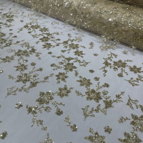 Tul Glitter Alba